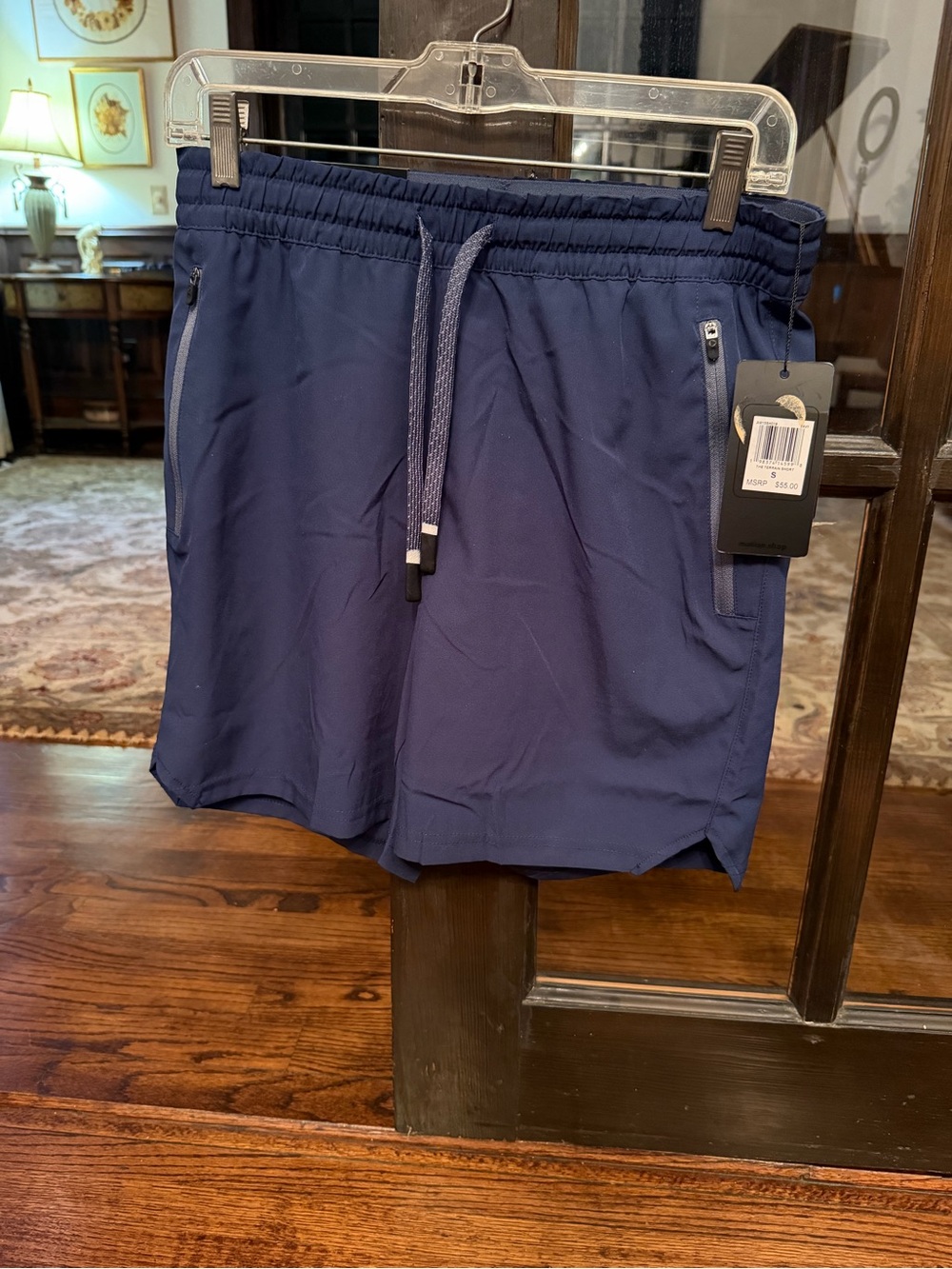 Performance Drawstring Athletic Shorts - Navy